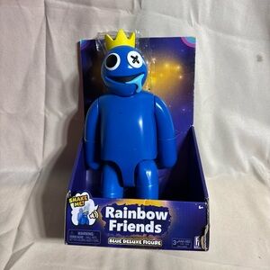 Rainbow Friends Blue Deluxe 12" Action Figure w/Shake Me Sounds NEW CIB